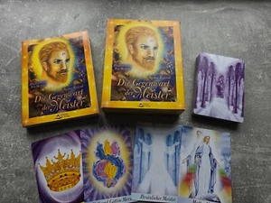 Die Gegenwart der Meister~Orakelkarten Set~56 Karten + Buch~Tarot~Wahrsagekarten - Bild 1 von 4
