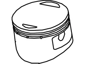 RevTech Moto Motorcycle Motorbike Cast Evo Piston 3-5/8 Inch +.00075 Inch - Picture 1 of 1
