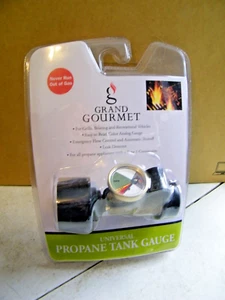 Propane Tank Gauge RV Pressure Brass Adapter Gas Level Meter Grill BBQ Indicator - Picture 1 of 2