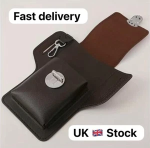 Vintage Belt Fanny Waist Bag Men PU Leather Phone Case Key Holder Outdoor Pouch - Picture 1 of 2