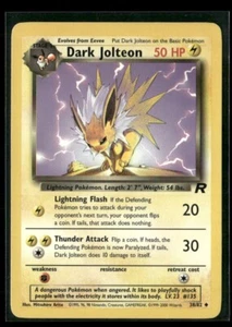 Dark Jolteon #38/82 Team Rocket Non-Holo Pokemon TCG HP - Picture 1 of 2