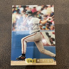 1994 Topps Stadium Club Cal Ripken Dugout Dirt #4 HOF Baseball Card!