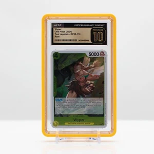 One Piece 2024 Wyper #110 lámina rara OP08 Two Legends CGC 10 IMPECABLE - Imagen 1 de 4
