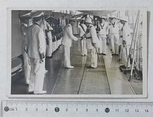 91191 FOTO d'epoca 2071 - Ufficiali Marina italiana seconda guerra mondiale - Imagen 1 de 2