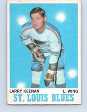 VINTAGE HOCKEY CARD OPC 1970 ST-LOUIS BLUES LARRY KEENAN NO32