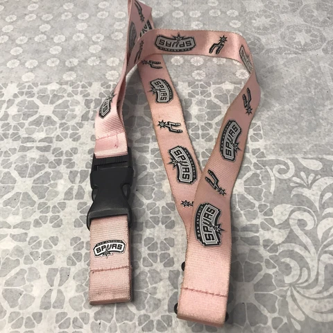 San Antonio NBA Spurs Pink Lanyard Key Chain Cover