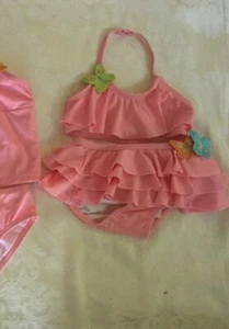 Gymboree PALM SPRINGS Swimsuit Pink 2Pc NWT swim diaper toddler 12-18 mo - Picture 1 of 1