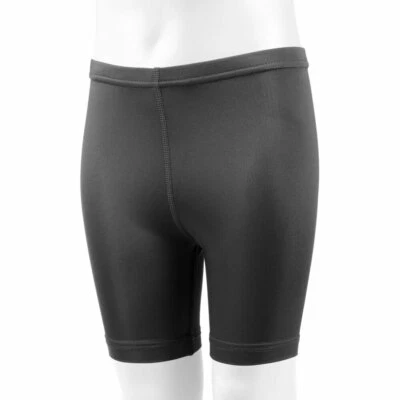 Aero Tech Youth Black Spandex Compression Exercise Short - UNPADDED - Image 1 of 2