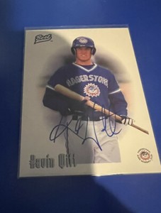 Kevin Witt 1996 Best Minor League Auto Hagerstown Suns