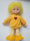 Vintage yellow rainbow brite esque Plush Dakine doll 1984 Very RARE! 