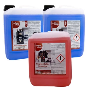 10L Milchsystemreiniger Milchreiniger + 5L Flüssig Entkalker Konzentrat Gastro - Bild 1 von 5