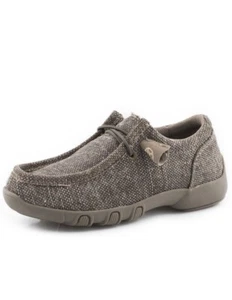 Roper Casual Shoe Boys Chillin Canvas Brown 09-018-1791-2865 BR - Picture 1 of 1