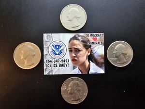 AOC (DEMOCRATS ❤️ CRIMINALS) ICE FUNNY STICKERS 18PCS - Bild 1 von 1