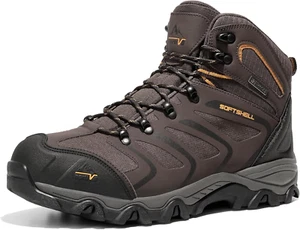 Men'S Ankle High Waterproof Hiking Boots Outdoor Lightweight Shoes Trekking Trai - Picture 1 of 6