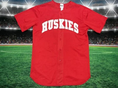 Camiseta de béisbol Northeastern University Huskies #47 talla 46 roja usada Foto 1 de 4