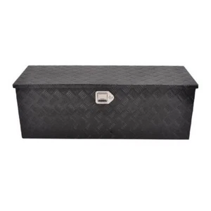 44 Aluminum Pickup Truck Bed Tool Trailer Storage Box+Lock MT018020& - Picture 1 of 6