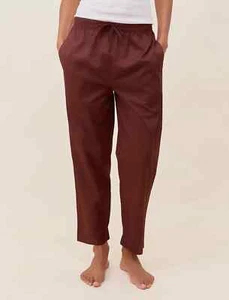 NWT Papinelle Womens Gemma Full Length Sleepwear Pant Dark Chocolate Size Medium - Picture 1 of 9