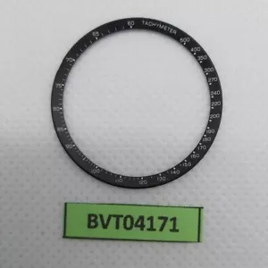 NEW SEIKO TACHYMETER RING BLACK COLOR 6139 7100 6139-7101 HELMET WATCH BVT04171 - Picture 1 of 1