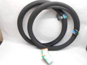 Pair SE Bike Bozack 24 x 2.4 Clincher 2 Tire &2 Tubes Blk /Blk Wall BMX Cruiser - Picture 1 of 7
