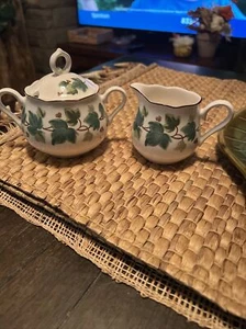 Nikko Geschirr Casual Living Greenwood Green Ivy Milchkännchen & Zuckerdosen 1 Set - Bild 1 von 3