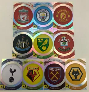 Tarjetas de papel de aluminio base Panini Adrenalyn XL PREMIER LEAGUE PLUS 2022 2021/22 #190 - #369 - Imagen 1 de 171