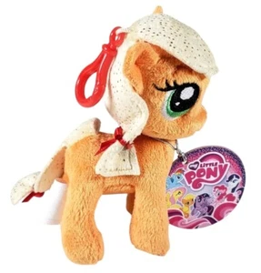 My Little Pony Plush Applejack Apple Jack Stuffed Toy Aurora Clip On 5 Inch 2014 - Picture 1 of 6