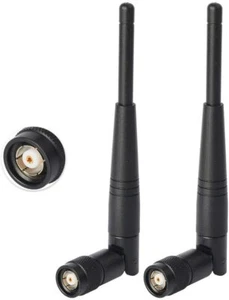 2pcs 5dBi 2.4GHz WiFi Antenna RP-TNC for Trimble TSC7 S5 Robotic Total Stations - Picture 1 of 7