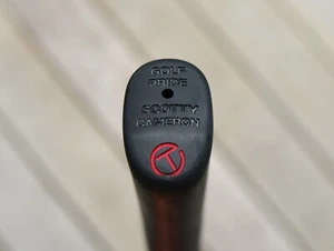 Scotty Cameron TOUR ONLY Black & Gray Pistolero CIRCLE T Rubber Putter Grip - Picture 1 of 3