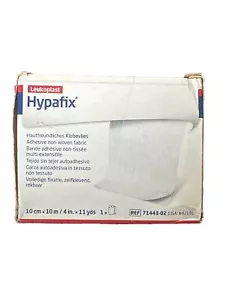 Hypafix Dressing Retention 10cm x 10cm / 4in x 11yds 1 roll exp 2/9/26 - Picture 1 of 2