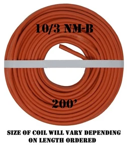 Cable eléctrico ""Romex®"" Southwire 10/3 NM-B x 200 - Imagen 1 de 2