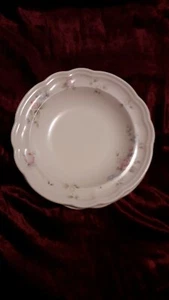 4 pfaltzgraff tea rose rimmed bowls and 1 butter dish - Picture 1 of 8