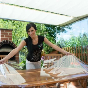 Lysel® Transparente Tischdecke, (BxL) 140x280cm in transparent (1 Stück) - Bild 1 von 3