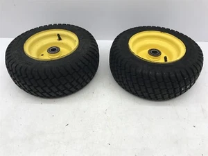 JOHN DEERE FRONT TIRES WHEEL RIM 16X6.50-8 318 325 335 345 425 X530 AM102887 - Picture 1 of 11