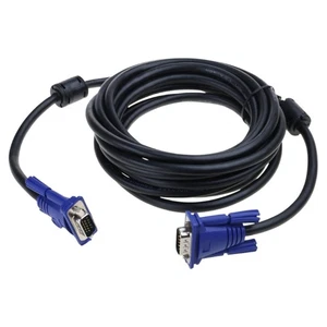 VGA to VGA Cable for Connecting Desktop or Laptop to Monitors or Projectors - Zdjęcie 1 z 9
