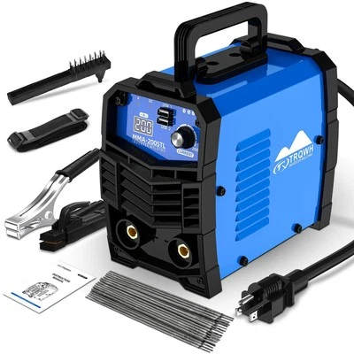 TRQWH 200A Stick Welder, 110V Portable ARC Welding Machine with Digital Display & IGBT