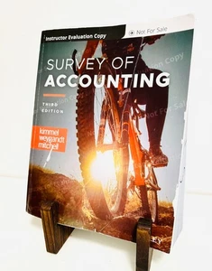 Survey of Accounting 3rd Edition Kimmel Weygandt Mitchell (Instructor’s Ed,2018) - Foto 1 di 10