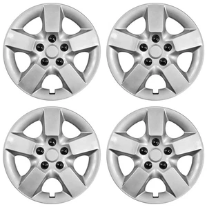 New Set of 4 16" Wheel Covers Full Rim Snap On Hub Caps for 2008-15 Nissan Rogue - Picture 1 of 4