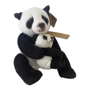 Demdaco Plush Panda With Cub - Mom And Baby Pandas As Cute As Can Be - Picture 1 of 5
