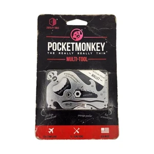 Zootility Tools Pocketmonkey Really Thin Multi-Tool EDC 12 Functions Screwdriver - Picture 1 of 2