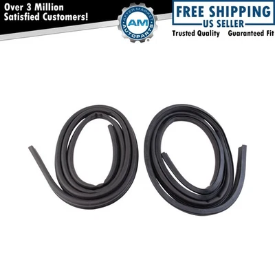 Kit de vedação de porta tira meteorológica para motorista e passageiro compatível com Chevrolet GMC - Imagem 1 de 4