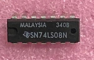 Texas Instruments SN74LS08N Quadruple 2-Input AND Gate Integrated Circuit - Bild 1 von 1