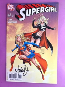 SUPERGIRL #5  VF MICHAEL TURNER AUTOGRAPH W/ COA  COMBINE SHIP  BX30 P25 - Imagen 1 de 4