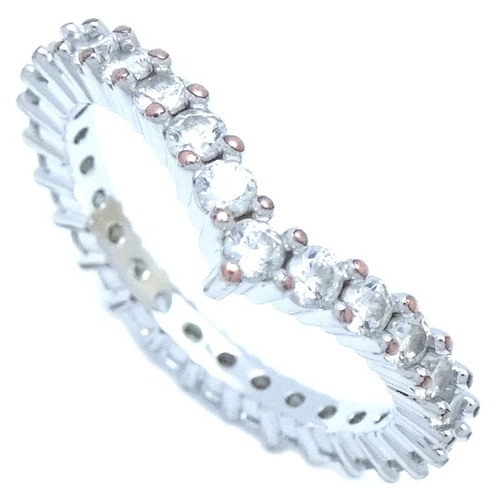 Anello SWAROVSKI cristallo placcato argento misura trasparente 5,5 /292622 - Immagine 1 di 4