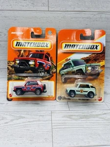 Set Of 2 Matchbox MBX Field Patrol Green Game Supervisor & Red Aspen Box Ships - Imagen 1 de 11