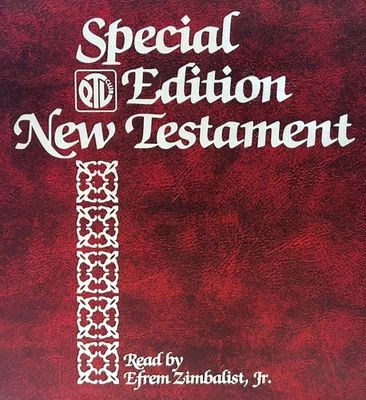 Vtg Special Edition New Testament Read By Efrem Zimbalist Jr Cassette Set 1980 - Image 1 of 4