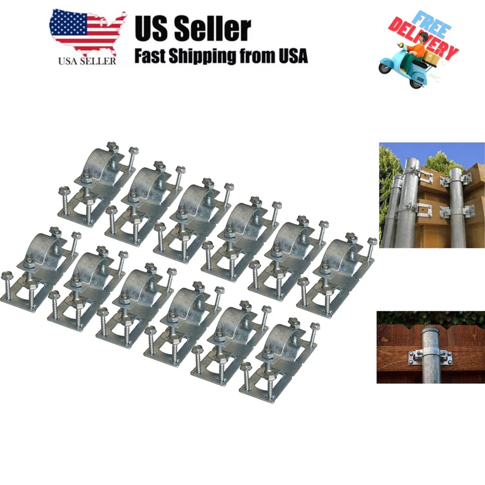Ozco 52212 Wap-oz Fence Brackets 12-pack of Ozco 50110