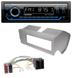 Blaupunkt Bluetooth USB DAB MP3 Autoradio für Fiat Panda (bis 2002) - grau - Bild 1 von 8