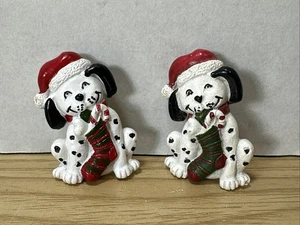 Prendedor de Navidad vintage 101 perro dálmata joyería navideña - Imagen 1 de 3