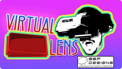 Nintendo Virtual Boy 3D VB Replacement Pair Red Lenses  Parts After Market V 2.0 - Image 1 of 4