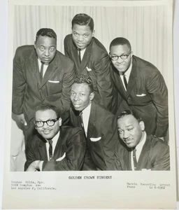 GOLDEN CROWN SINGER 8 X 10 PRESSEFOTO SOUL GOSPEL R&B MUSIK FUNK STAX Vintage LP 45 - Bild 1 von 14